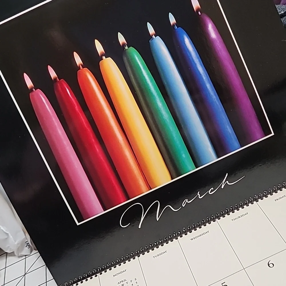 Vintage 1986 Hallmark Rainbows Calendar‎ Preloved